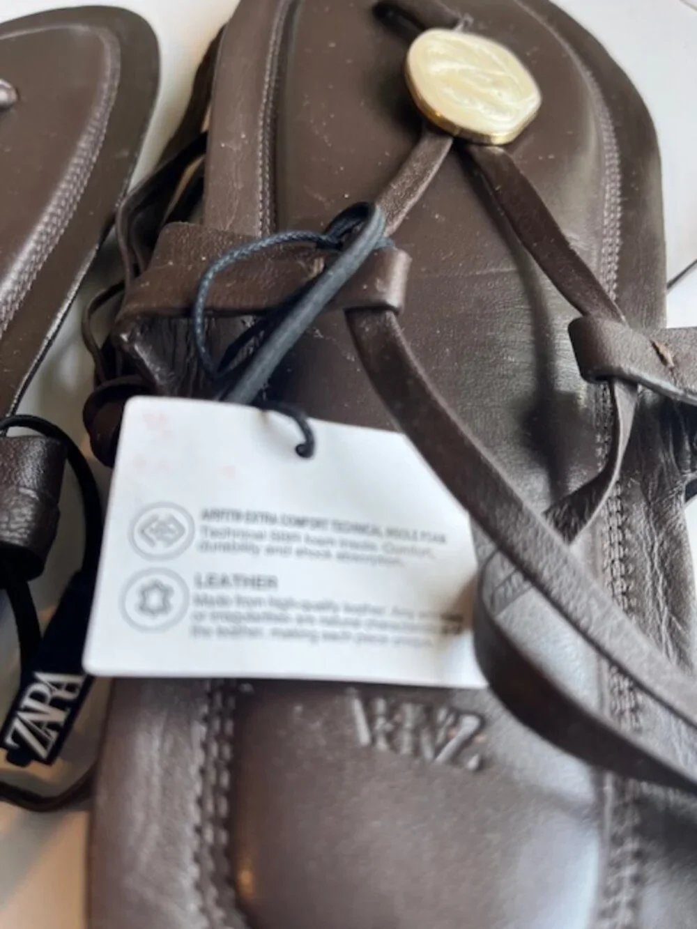 Zara gladiator style leather sandal. - Picture 4 of 4